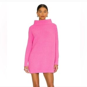 SOLD** Free People Electric Pink Slouchy Tunic Ottoman Size XS